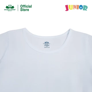 ห่านคู่ เสื้อยืดคอกลม เด็กหญิง สีขาว Junior Collection