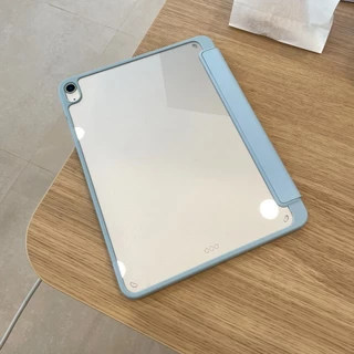 Case iPad Gen10 Air4/5/6/7/8 10.9 compatible for Pro11 gen7/8/9 10.2เคสไอแพด gen5/6 9.7หลังใส เคสไอแพดสีดํา 11นิ้วหลังทึ