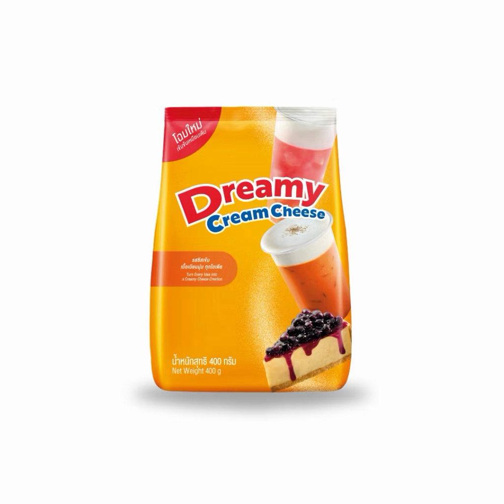 ผงครีมชีส ดรีมมี่ ผงชาชีสขนาด 400 กรัม Dreamy Cream Cheese Powder
