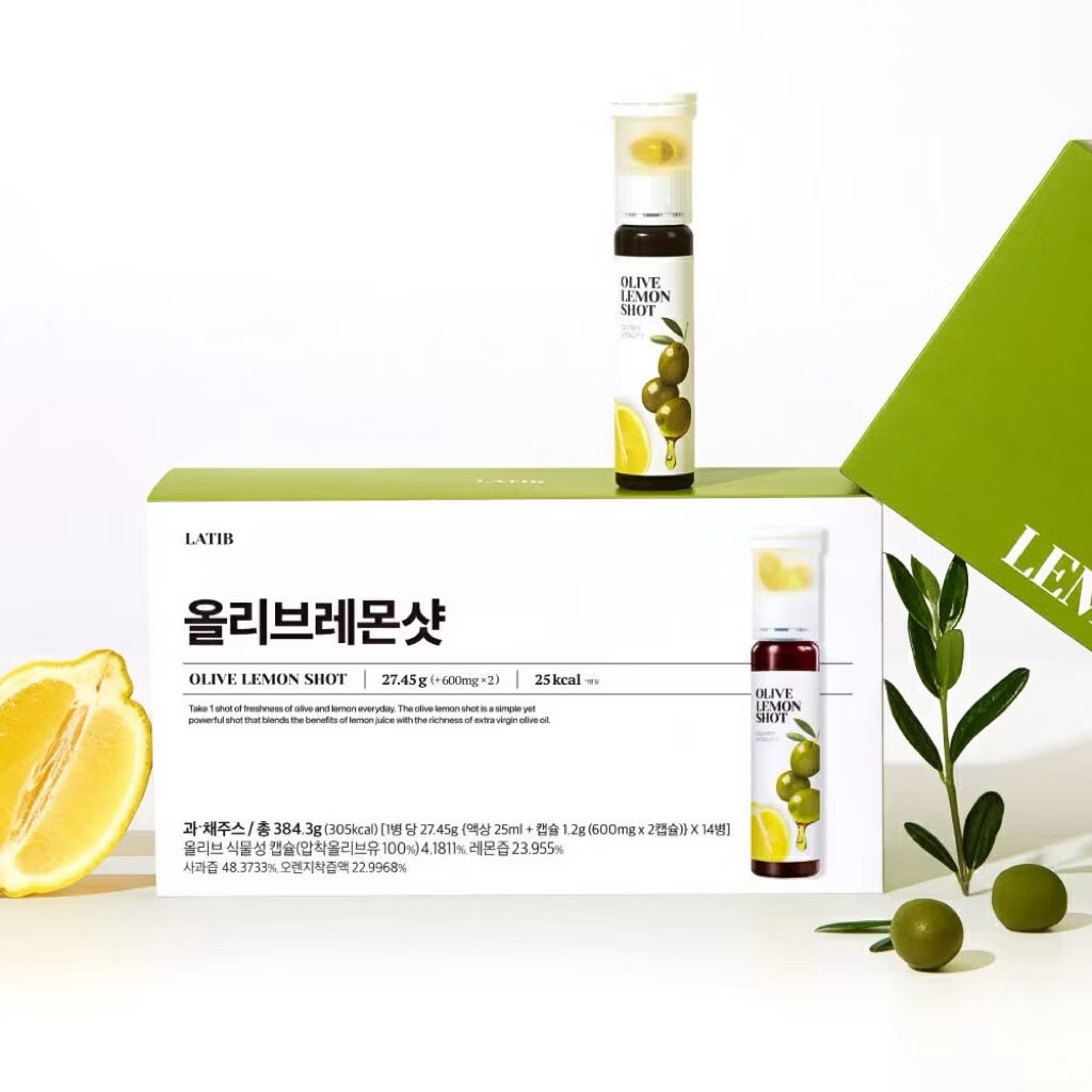 LATIB Olive Lemon Shot🫒🍋(1กล่องมี14Shotค่ะ)