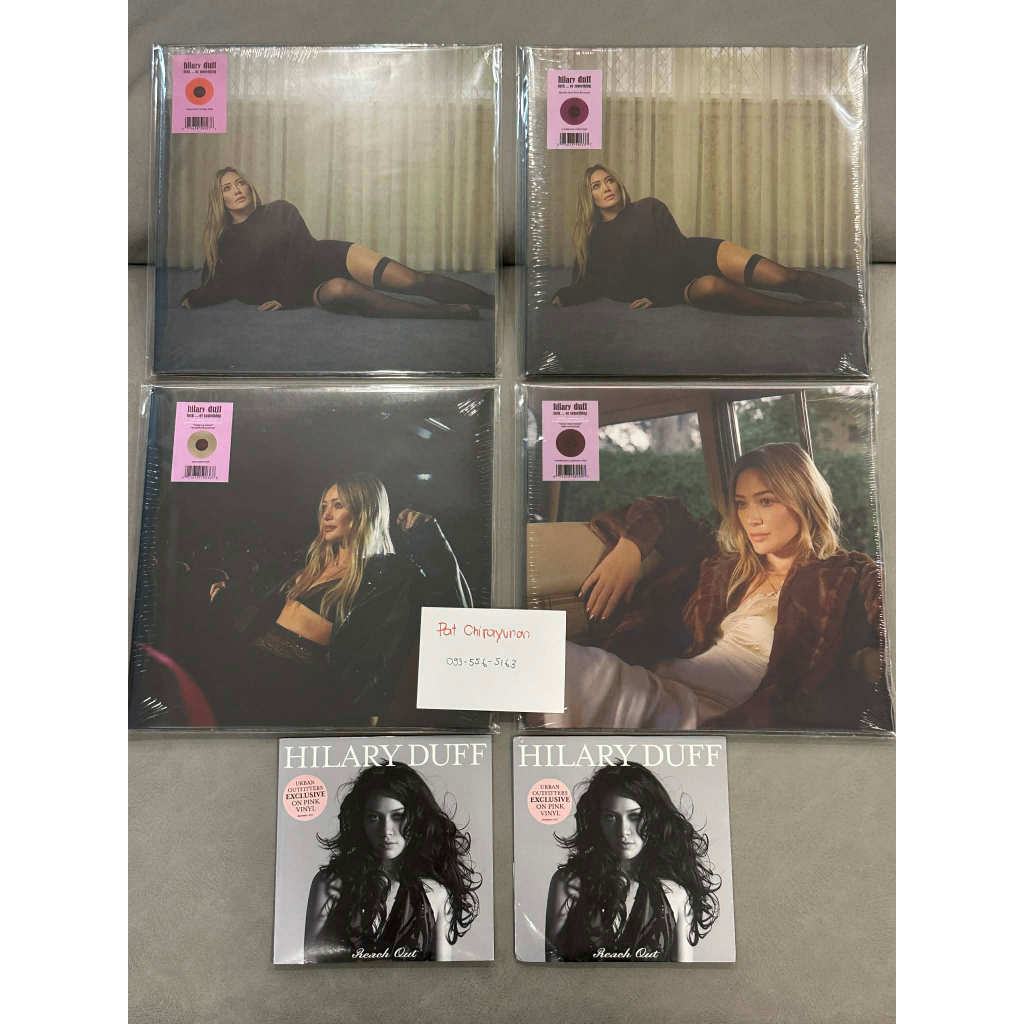 Hilary Duff Luck ... or Something Vinyl แผ่นเสียง Reach Out 7 นิ้ว