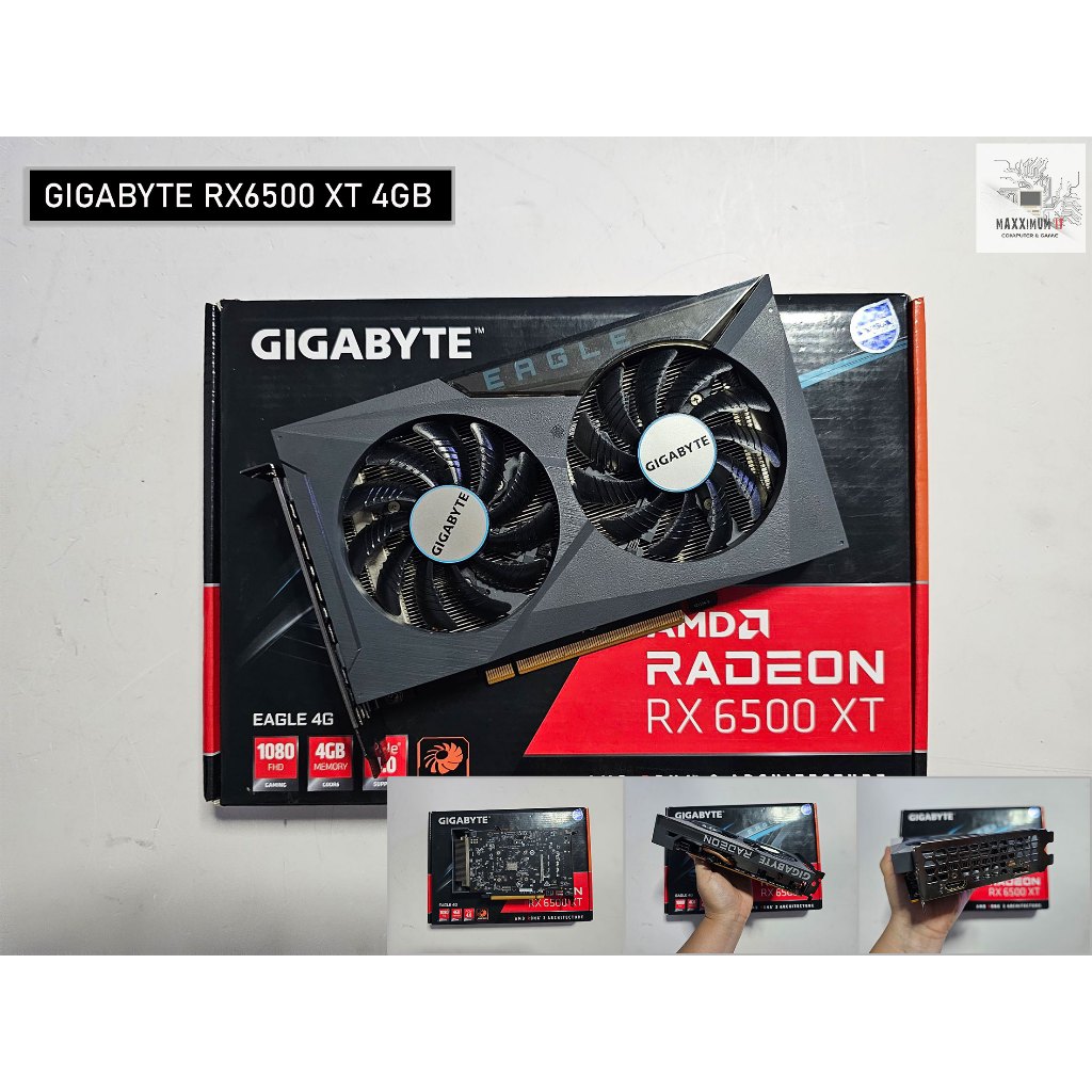 การ์ดจอ (VGA) MSI RX6500XT 4GB (มือสอง)