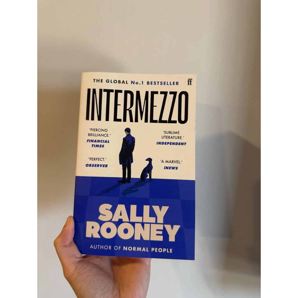 Sally Rooney - Intermezzo หนังสือภาษาอังกฤษ