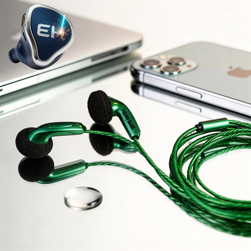 หูฟัง Earbud รุ่น Python driver Beryllium ไมค์เทพ ใสเคลียชัด 3.5mm / Type-C - Elite BASS