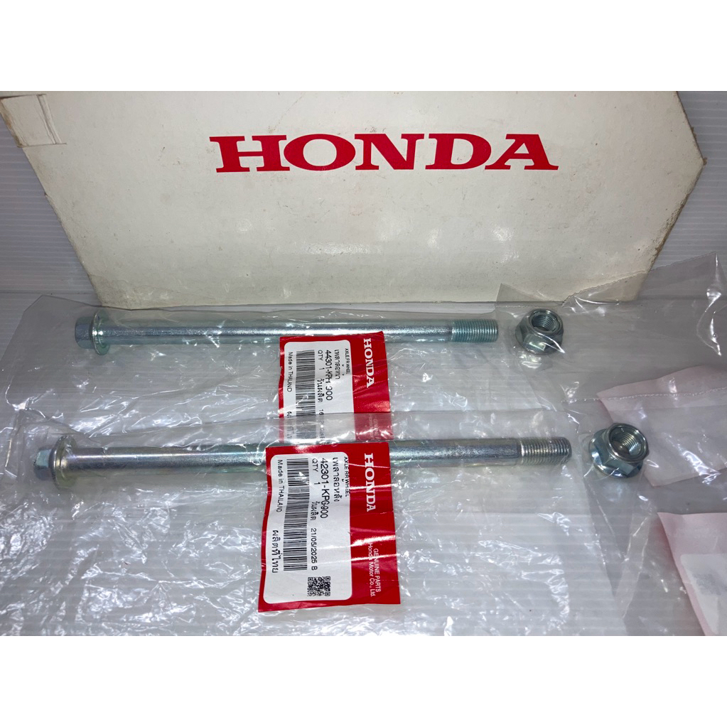แกนเพลาล้อ หน้า หลัง Wave125i 2003-2010 เวฟ125 R S X Wave100S,Z 2005 U-Box (แท้ศูนย์ฮอนด้า) 44301-KP