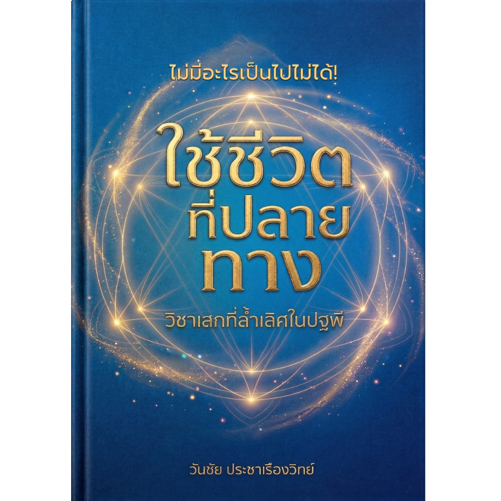 หนังสือ ใช้ชีวิตที่ปลายทาง เขียนโดย วันชัย ประชาเรืองวิทย์