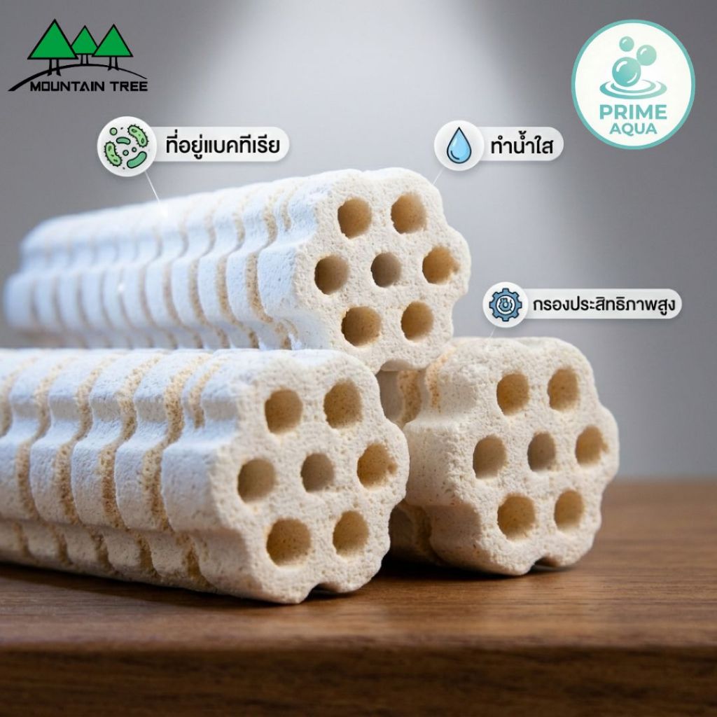 Mountain tree Bacteria House gen 3 วัสดุกรองชีวภาพ