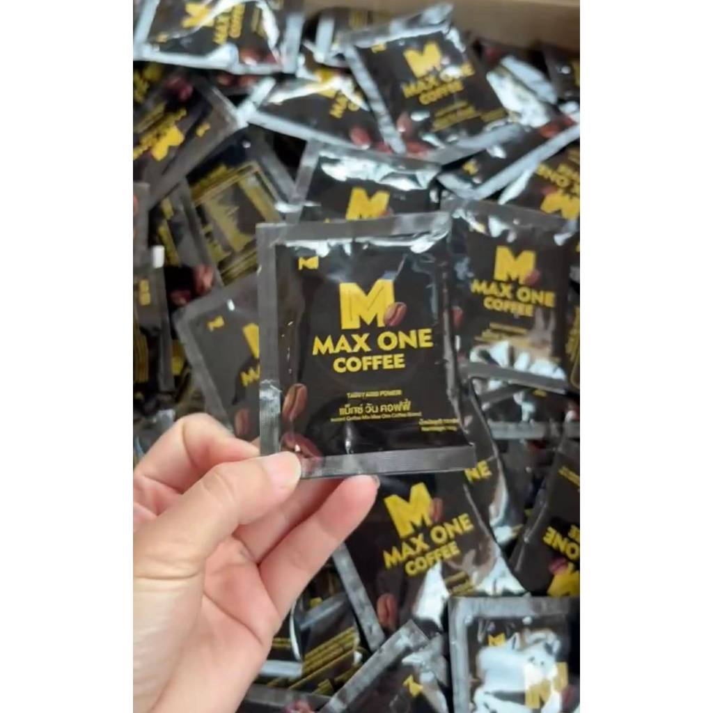 ++พร้อมส่ง [โปรทดลองทาน 1ซอง 69.-] Max one coffee กาแฟแม็กวัน กาแฟคุณผู้ชาย อร่อยกลมกล่อม ของแท้