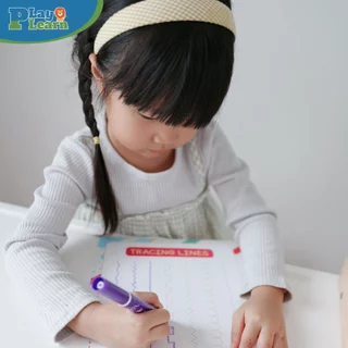 Play Plearn Kid กระดาษฝึกเขียน ขนาด A4 Wipe & Clean A4 เหมาะสำหรับเด็ก 2 ขวบขึ้นไป