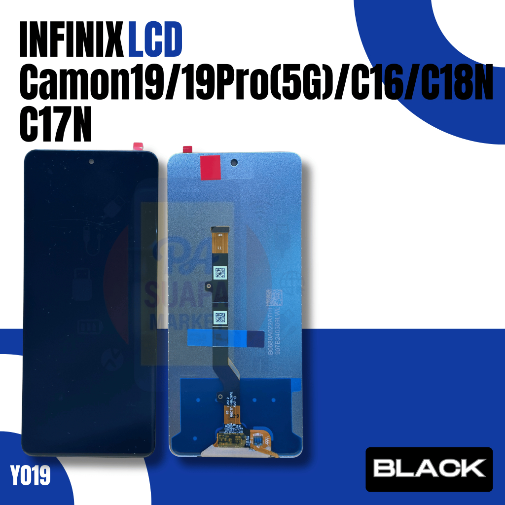 LCD Screen for Tecno Camon19/19Pro(5G)/C16/C18N/C17N (BLACK)