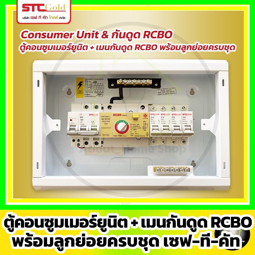 4 ช่อง SAFE-T-CUT เซฟทีคัท-โกลด์ ตู้คอนซูมเมอร์กันดูด รูปที่ 6