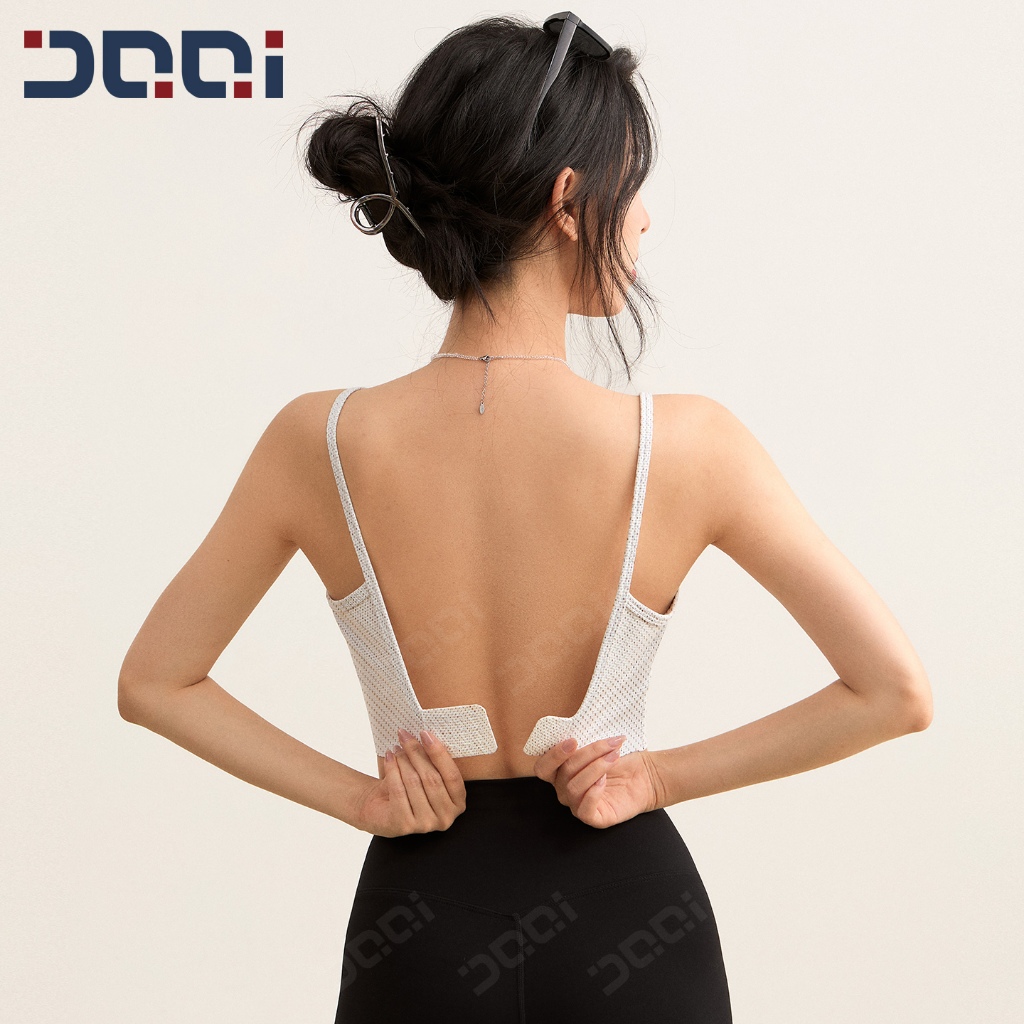 Kelva Strappy bra Sport bra Sportswear พร้อมหัวเข็มขัดด้านหลัง สามารถสวมทับกันได้ กลวงและระบายอากาศได้ดี รถไฟเหาะ 2343 ราคา ถูกที่สุด ดีลบีเคเค แกลเลอรีภาพที่ 6