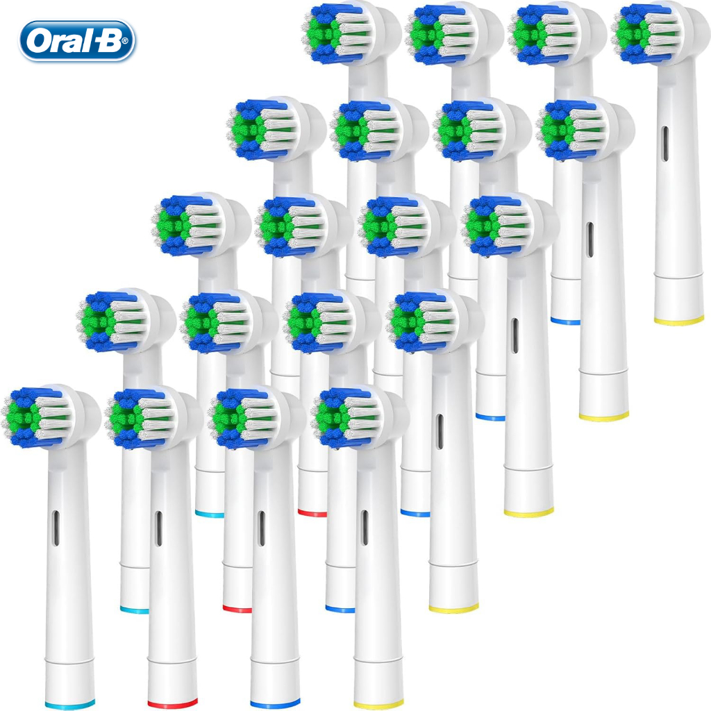 หัวแปรงสีฟันไฟฟ้าเปลี่ยน เข้ากัน Oral-B Braun ชุด 4 หัว ระดับมืออาชีพ Replacement Head Refill Pro500