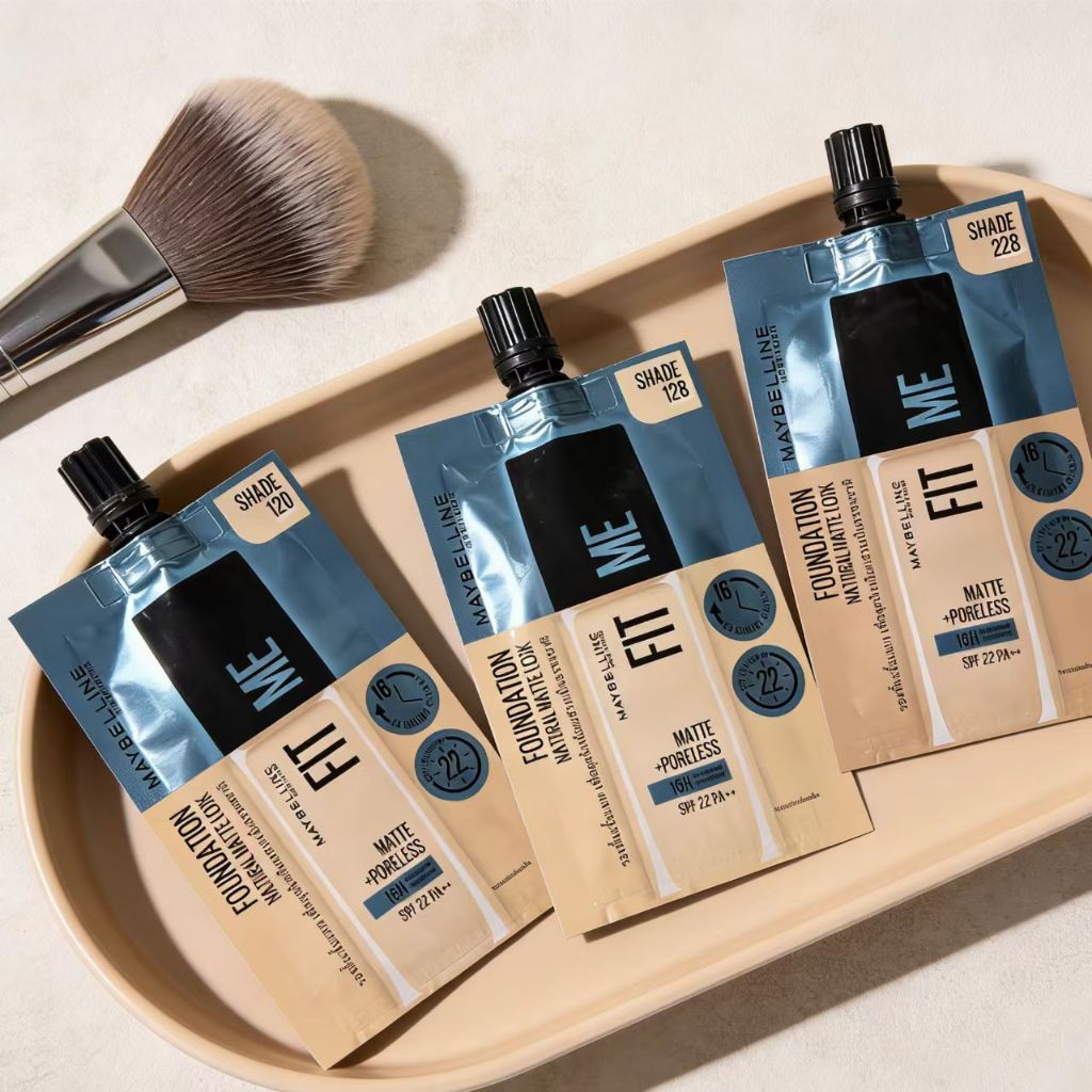 เมย์เบลลีน ฟิต มี ฟาวเดชั่น Maybelline Fit Me Matte+Poreless Liquid Foundation 5มล(3 สูตรให้เลือก  1