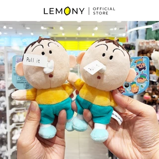 LEMONY พวงกุญแจโบจัง ซีรีส์ Pull-Vibration Crayon Shin-Chan Collection
