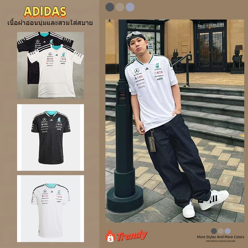ADIDAS x F1【ของแท้ 100 %】เสื้อยืด 2026 New F1 Mercedes-Benz Racing Suit