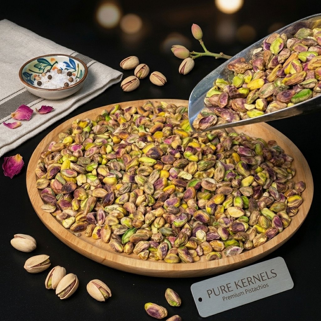 พิสตาชิโอ้ คัดไซส์จัมโบ้  ไม่ฟอกสี Pistachio Organic Jumbo  ขนาด 500 กรัม หอม หวาน กรอบ อร่อย