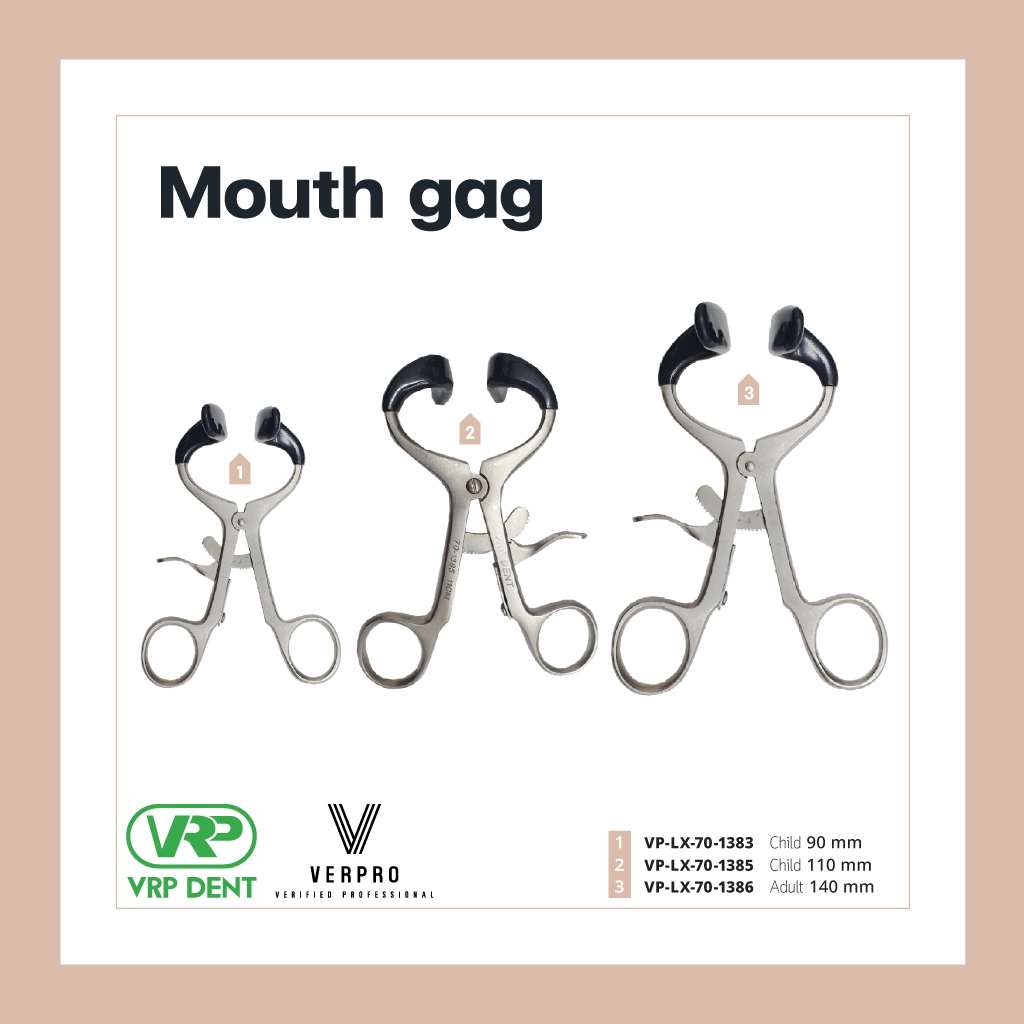 Mouth gag VP-LX-70-138X คีมถ่างปาก
