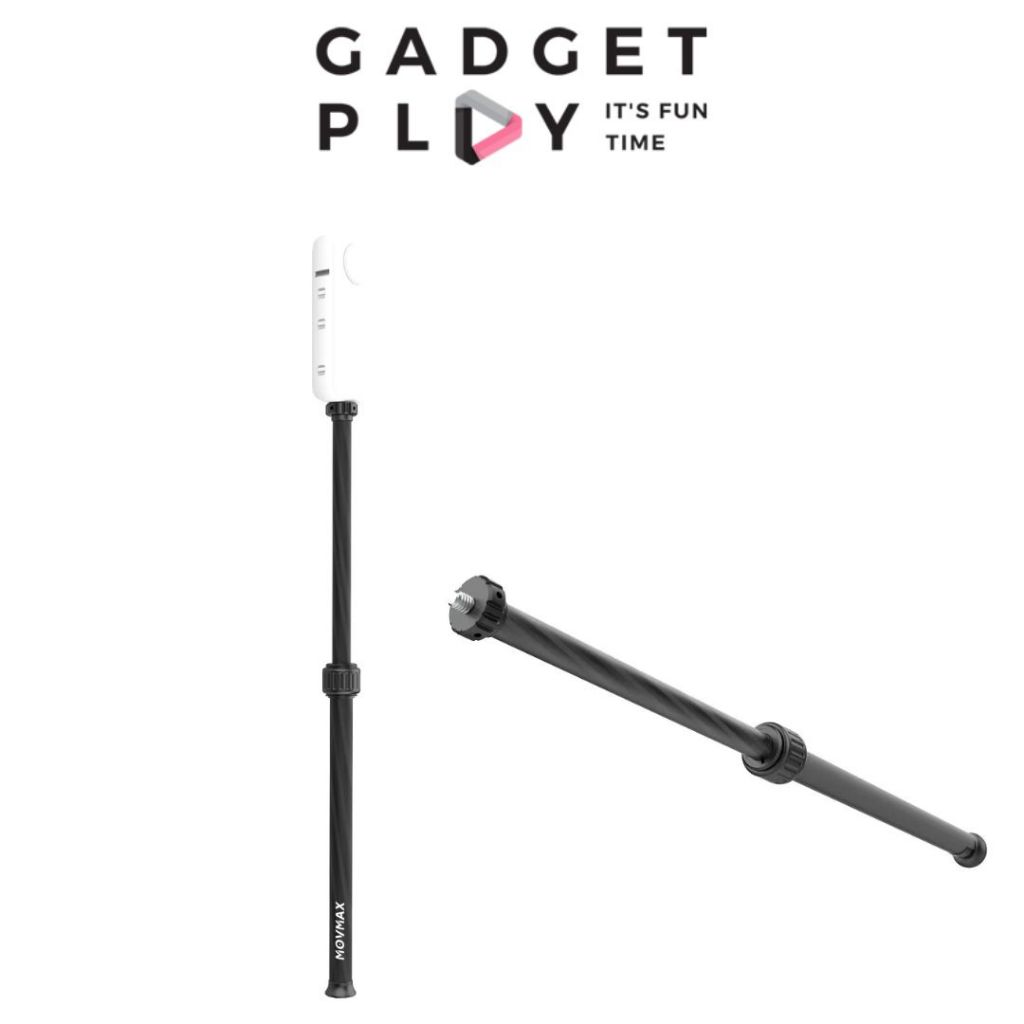 [กรุงเทพฯส่งด่วน]  Movmax Adjustable Selfie Stick（25-40cm/0.8-1.3ft）ยาวได้สุด 40CM สำหรับAction camp