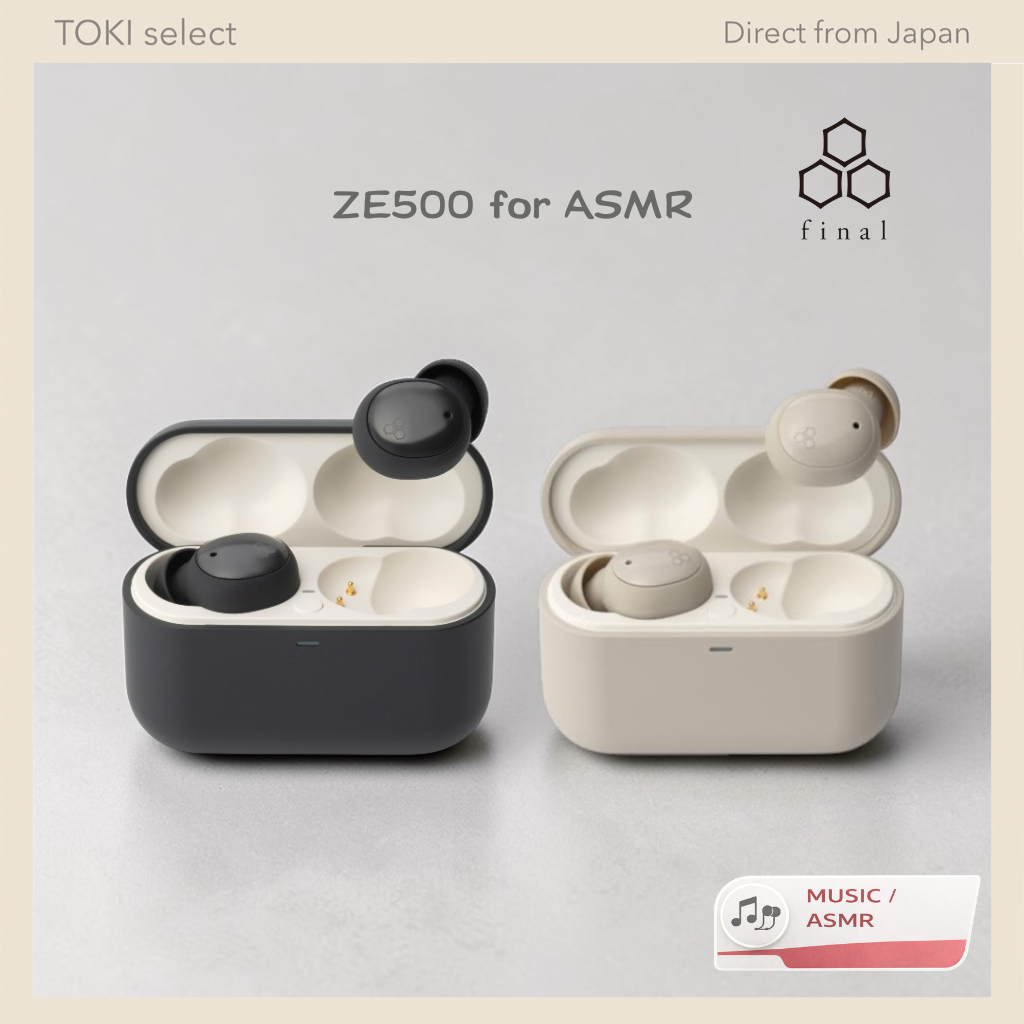 final ZE500 for ASMR Wireless Earphones - Ultra Small - Sleep-Friendly