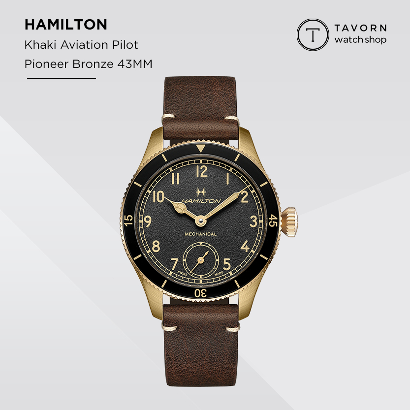 นาฬิกา Hamilton Khaki Aviation Pilot Pioneer Bronze รุ่น H76709530