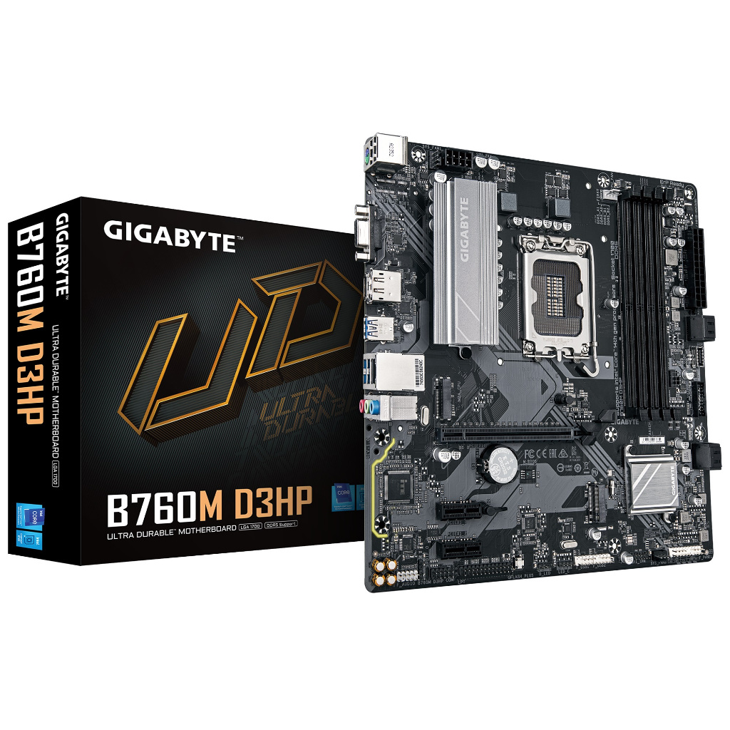 MAINBOARD (เมนบอร์ด) Gigabyte B760M D3HP WIFI6 LGA1700 DDR5 Micro ATX