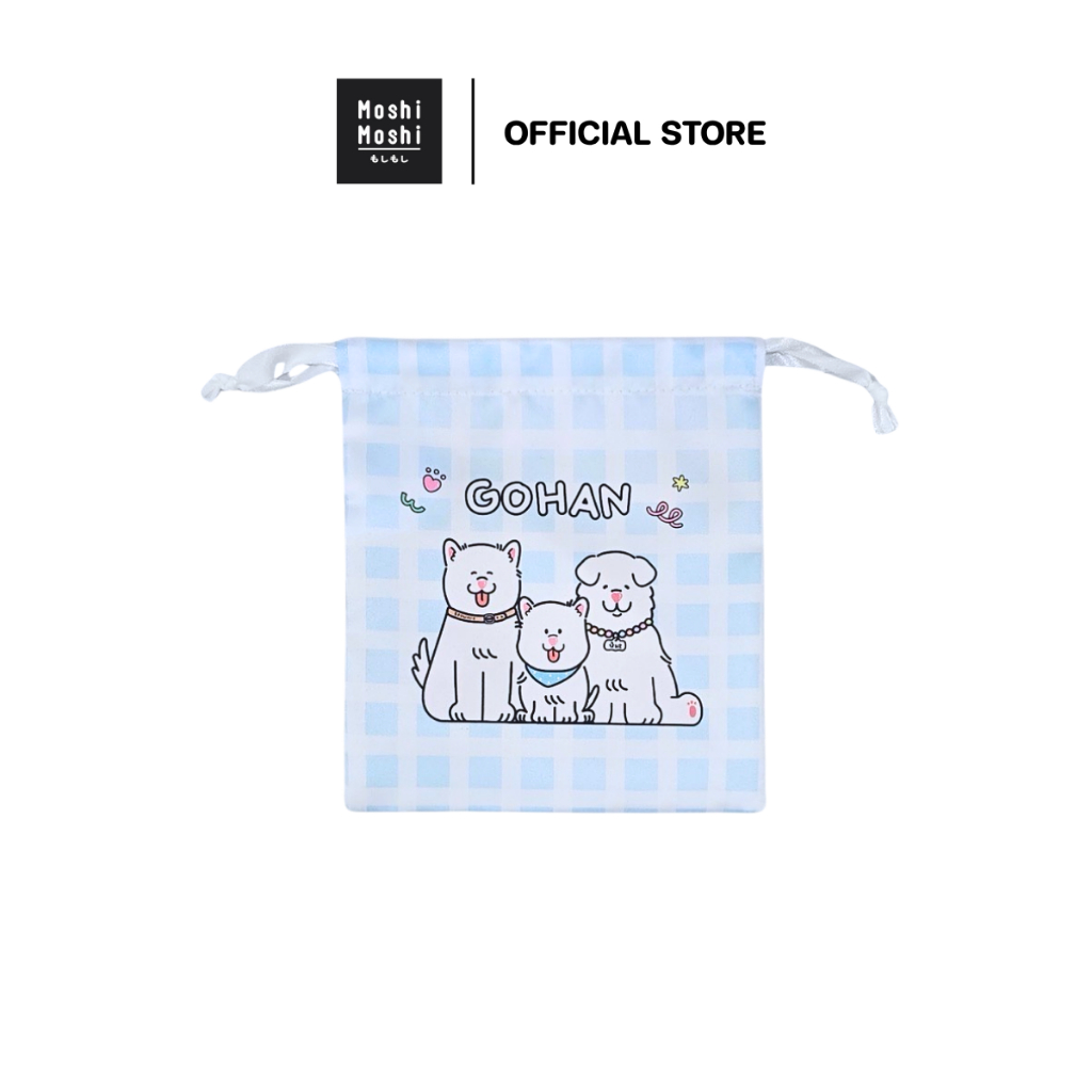 Moshi Moshi x GDH GOHAN Drawstring Bag ถุงหูรูด กระเป๋าถุงหูรูด ลิขสิทธิ์แท้ รุ่น 7100079128