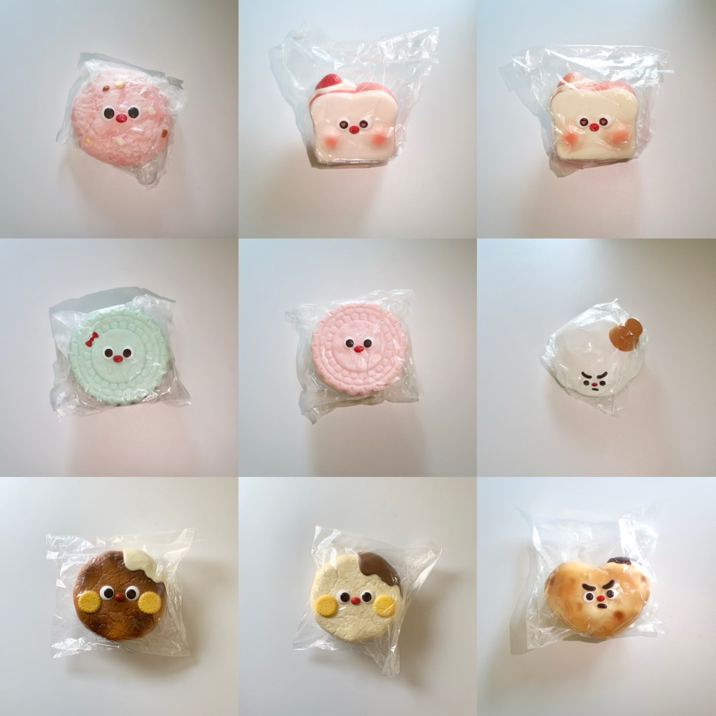 (🚗 พร้อมส่ง) สกุชชี่มิโดะ Mido Squishy มือ 1 ทุกชิ้น งานแรร์ จมูกแดง และอื่นๆ / มีกล่องจุ่ม CS ด้วย