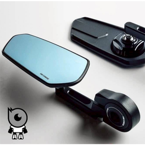 HDCORSE กระจกปลายแฮนด์ ทรงเหลี่ยม ของแท้ สำหรับ New Vespa เเละ  New Lambretta ทุกรุ่น