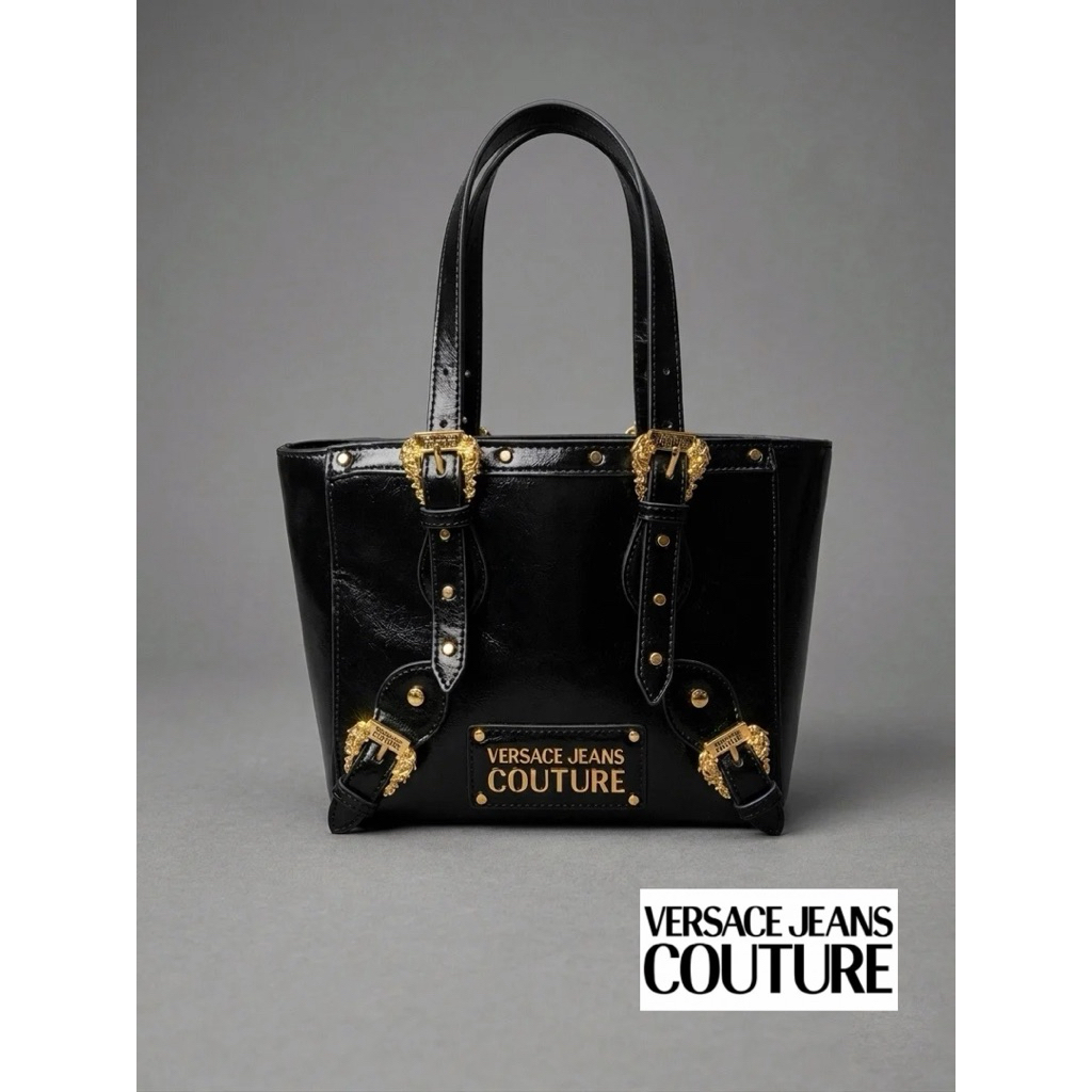[Authentic 100%] Versace Jeans Couture - Baroque Buckle Shoulder Bag