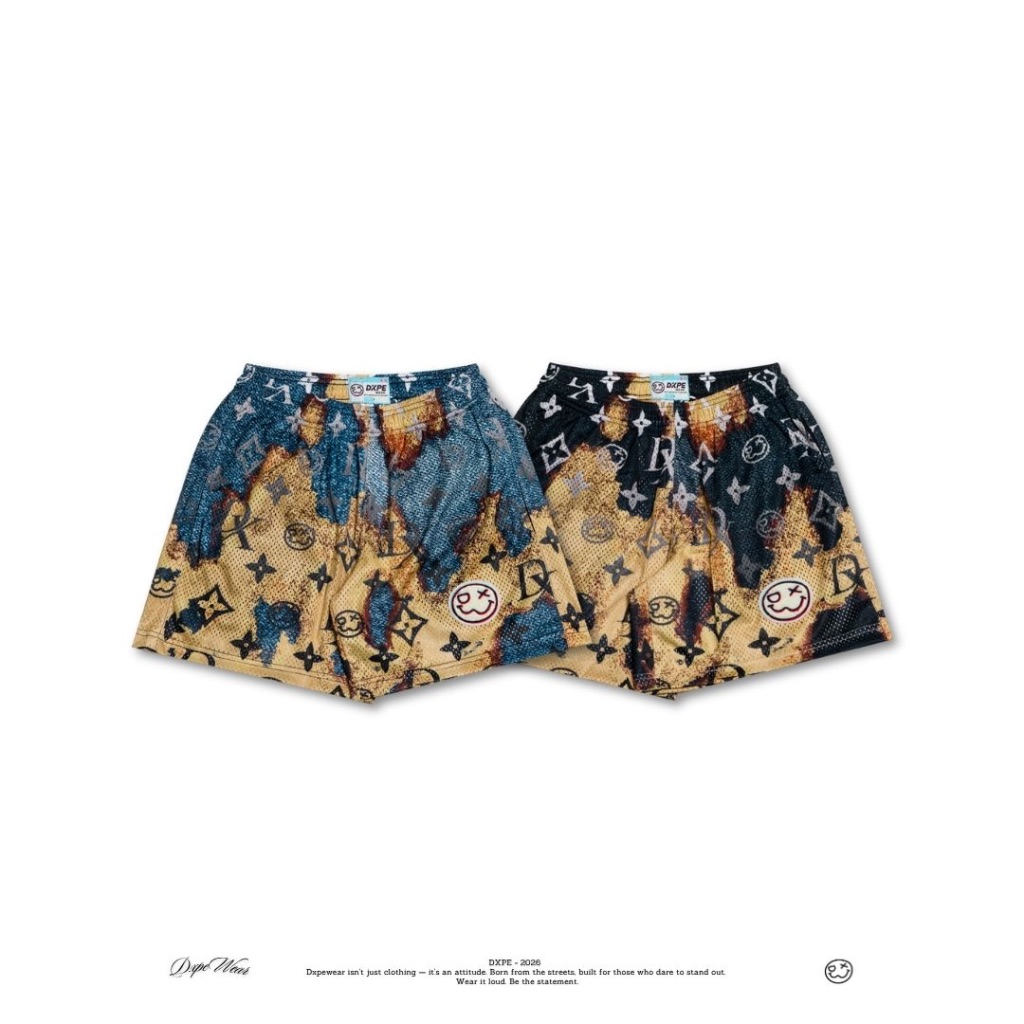 กางเกงขาสั้น DXPE - Denim Vintage Short กางเกงบาส