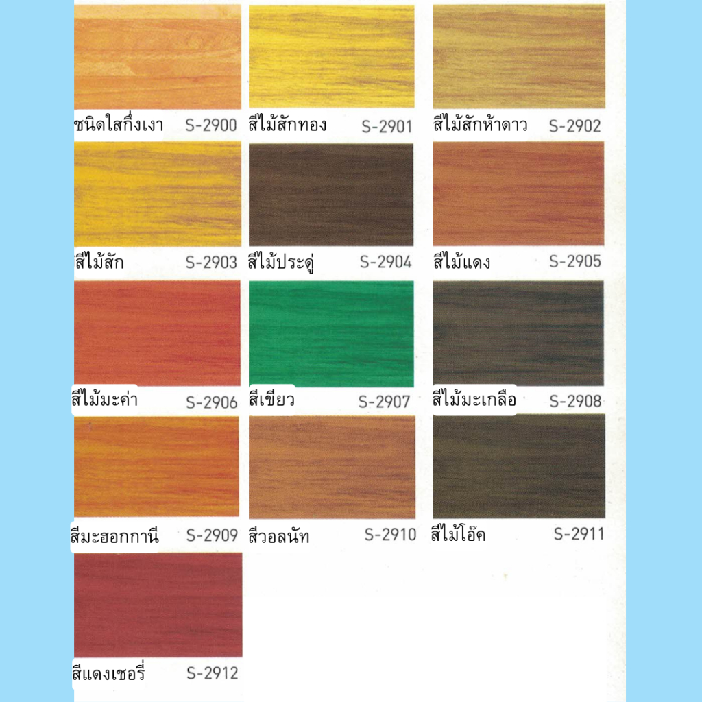 Beger สีย้อมไม้ วูดสเตน กึ่งเงา Semi Gloss 3.785ลิตร รูปที่ 6