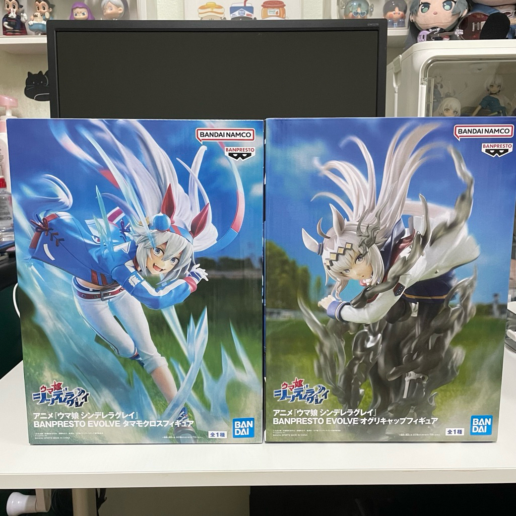 (พร้อมส่ง/ของแท้) ฟิกเกอร์ Umamusume: Cinderella Gray - Tamamo Cross ทามาโมะ & Oguri Cap โอกุริ Banp