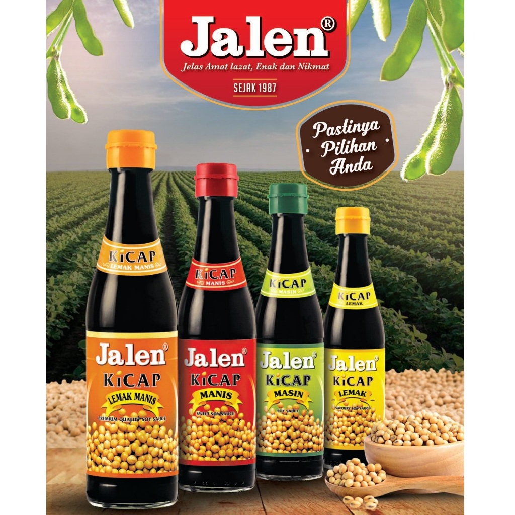 JALEN Signature Sos Kicap Manis 325ml/650ml HALAL Lemak/Lemak Manis/Manis/Masin - Proudly Malaysian 