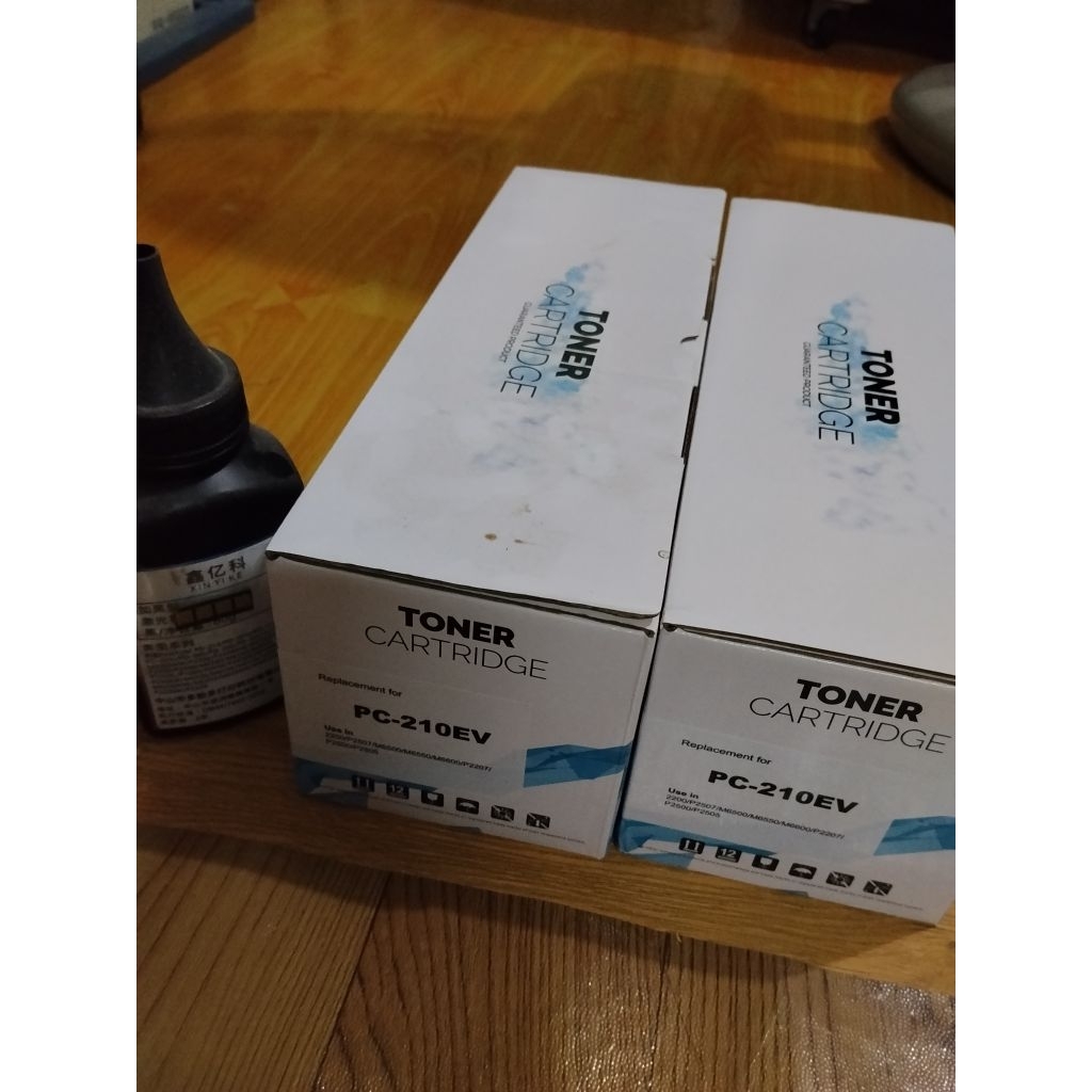 โทนเนอร์ ตลับหมึกสำหรับ PANTUM P2500 P2500W ขายรวม 2 อันแถมผงหมึกและชิปถาวร