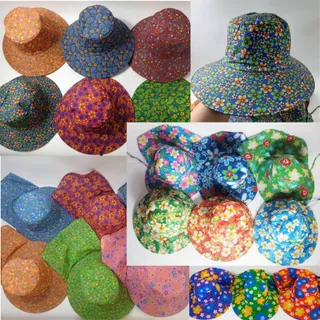 หมวกคลุมหน้า บังแดด หมวกใส่ทำงาน มีหลากหลายลายให้เลือก รุ่นชิป พร้อมส่ง