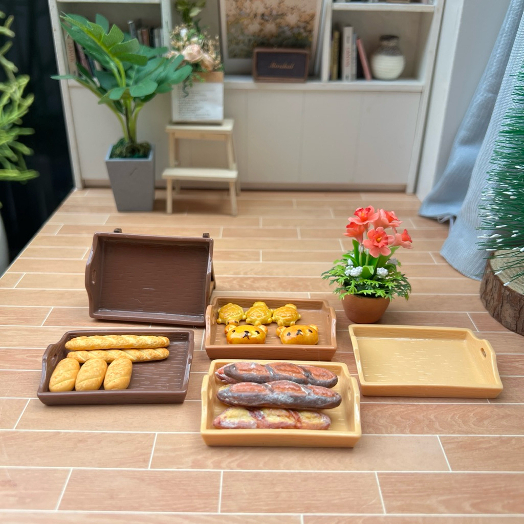 ถาดเรซิ่น ถาดใส่อาหารจิ๋ว #ของจิ๋ว #miniature
