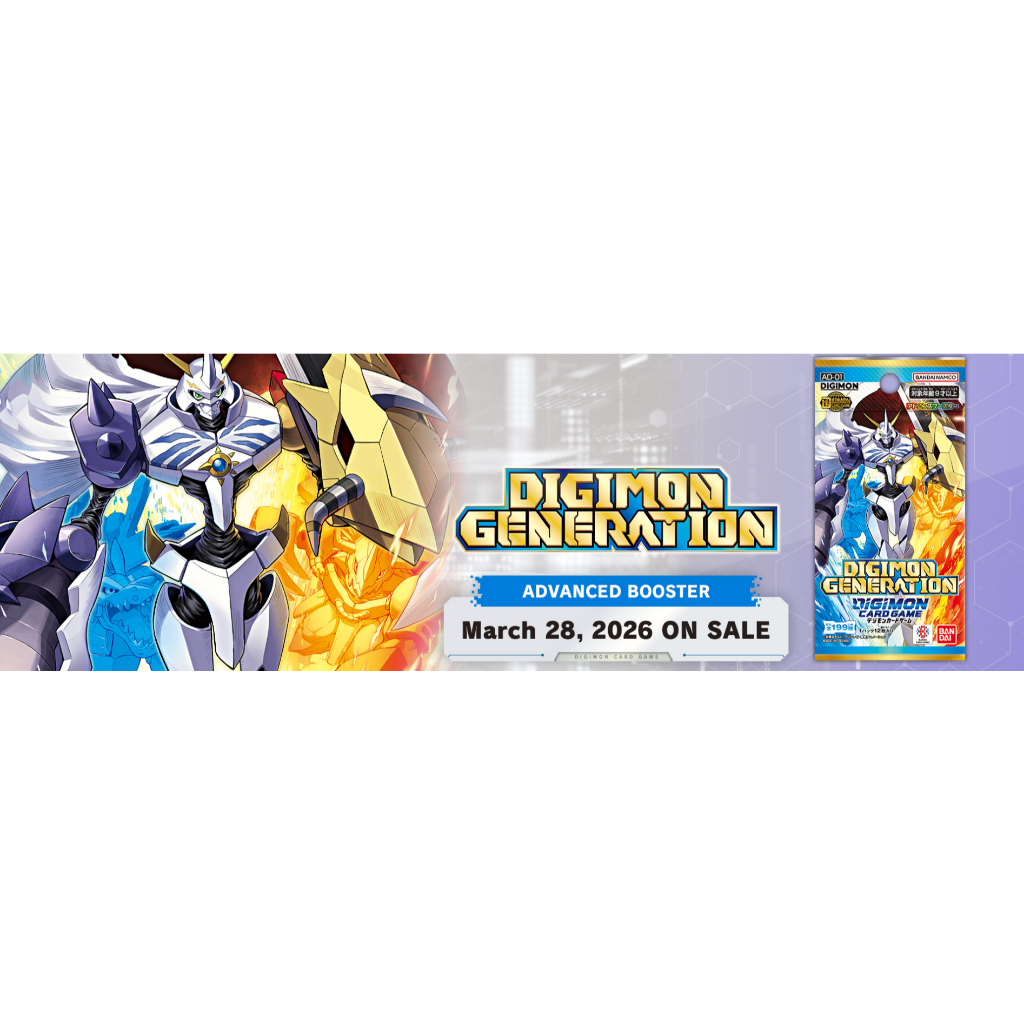 DIGIMON CARD GAME ADVANCED BOOSTER  [AD-01] (กล่องสุ่มการ์ดดิจิมอนภาษาญี่ปุ่น)