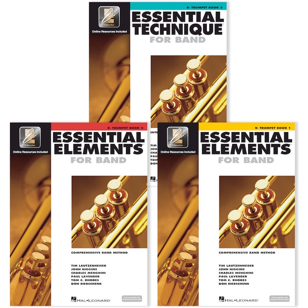 ESSENTIAL ELEMENTS FOR BAND – Bb TRUMPET BOOK 1,2,3