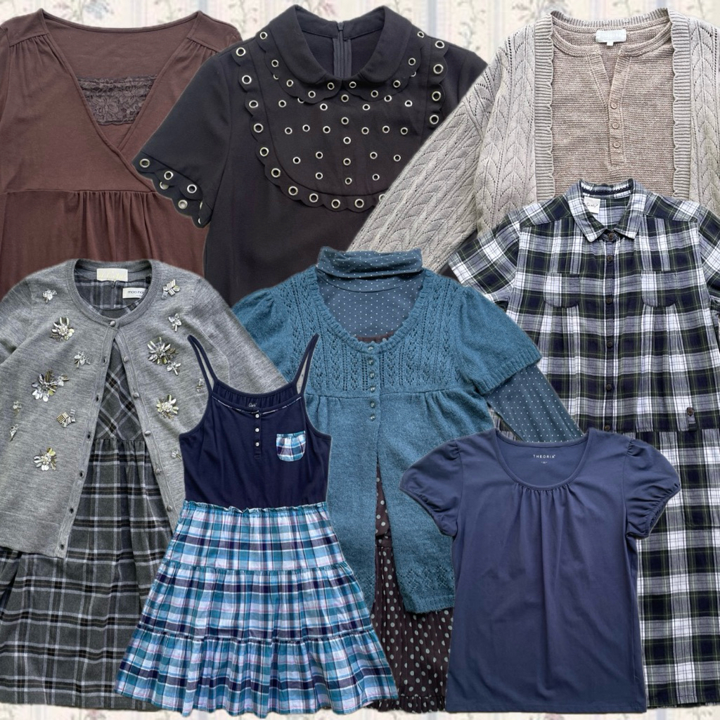 ‧₊˚🍓⋅☆ เสื้อผ้าญี่ปุ่นมือสอง sawako ซาวาโกะ shoujo fairy y2k kawaii coquette dark coquette japan วิน