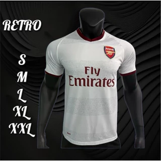 Retroเสื้อกีฬาฟุตบอลย้อนยุคลากลายฤดูกาลผ้าดีใส่สบาย_