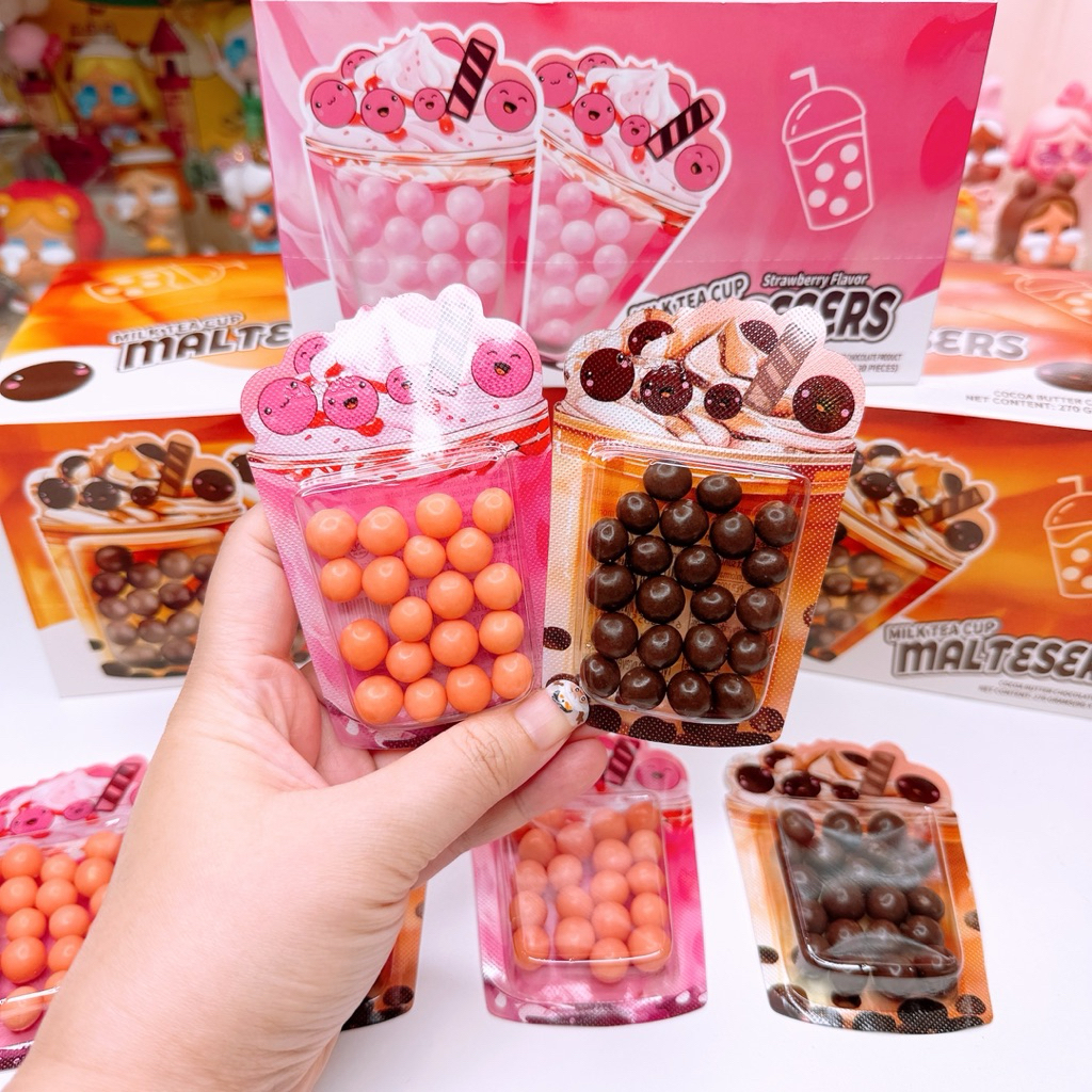 ช็อกโกแลต ช็อกโก้ชานม มีอย.ไทย (1 กล่อง 30 ชิ้น)