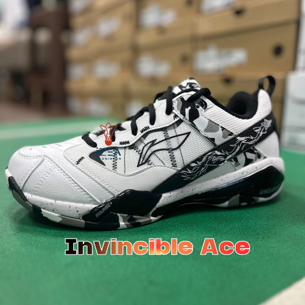 Li-Ning รองเท้าแบดมินตัน รุ่น Invincible Ace รองเท้าแบดอาฉี นักกีฬาระดับโลก