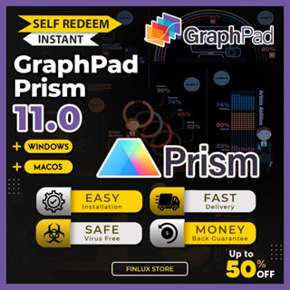 🔥Graphpad Prism 11 🔥[Tahoe/M1/M2/M3/M4//M5Intel Mc0s Support…