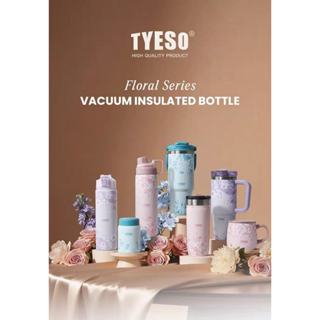 [ส่งฟรี!] TYESO ROAM 2.0 แก้วเก็บอุณหภูมิ 900ml (30oz) ลายดอ…