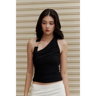Missright - พร้อมส่ง Scarlett Top เสื้อคล้องคอผ้ายืด