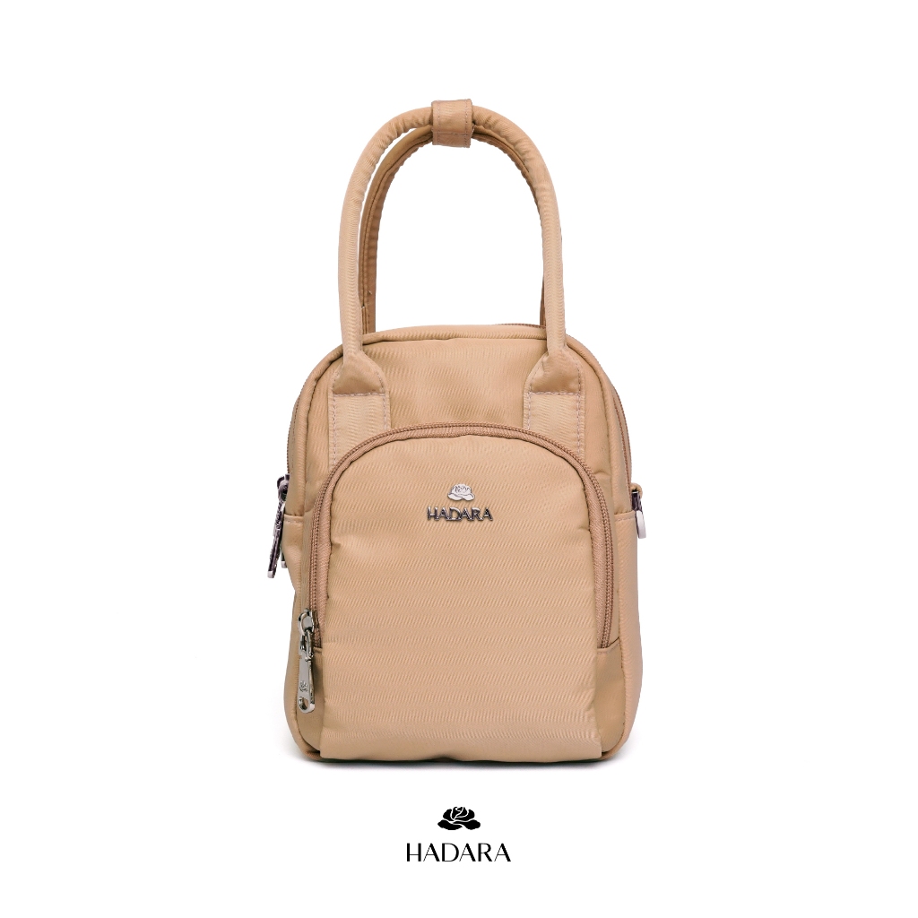 Hadara Moment Series No.26 กระเป๋าสะพาย 11 ช่องใช้งาน ผ้า Deluxe Nylon กันน้ำ 80%