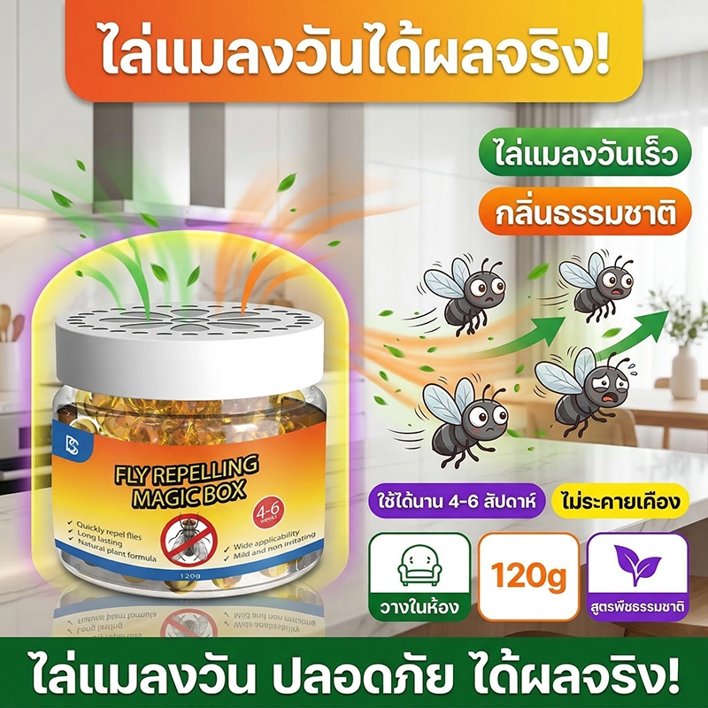 🪰50 ปีไม่มีแมลงวัน🪰Lab กำจัดแมลงวัน ไล่แมลงหวี่ ไล่แมลงวัน แมลงหวี่ เหยื่อกำจัดแมลงวัน ผงไข่เน่า