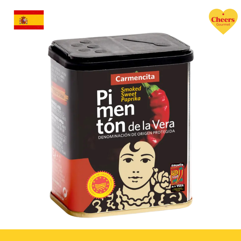 Carmencita Pimentón De La Vera Smoked Sweet Paprikaคาร์เมนซีตาพริกปราปิก้าป่นรมควันสวีท 75g.