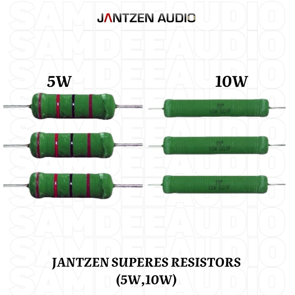 ราคาต่อ1ชิ้น/Jantzen Superes Resistors (5W,10W)